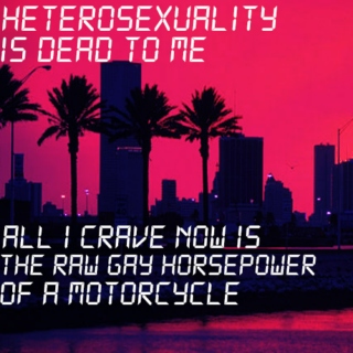Heterosexuality is dead to me