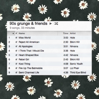 90s grunge & friends