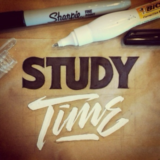 Time to get down and....... study 