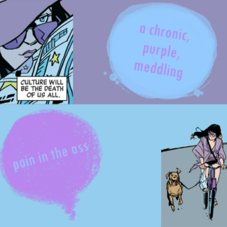 a chronic purple meddling pain in the ass