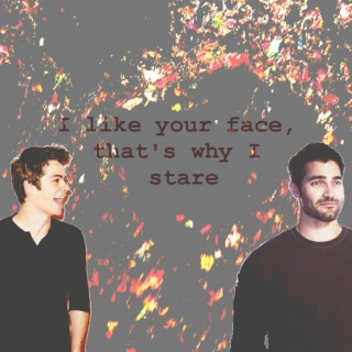 I like your face, that's why I stare. 