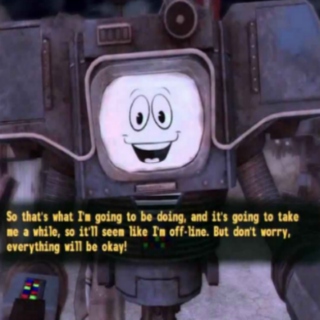"You really know how to make a robot happy!"
