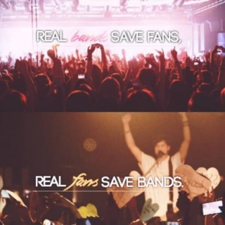 real BANDS save fans