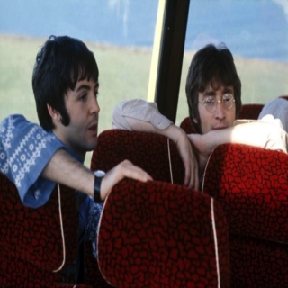 John Lennon and Paul McCartney magical mix