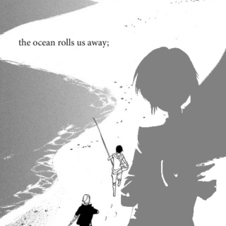 the ocean rolls us away; (yuca collabel)