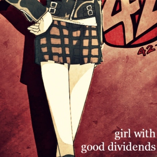 girl with good dividends