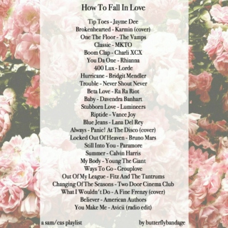 how to fall in love