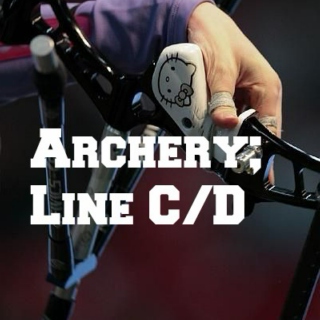 archery; line c/d