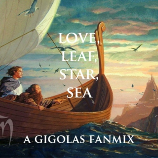 love, leaf, star, sea