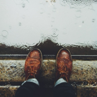Walking between raindrops