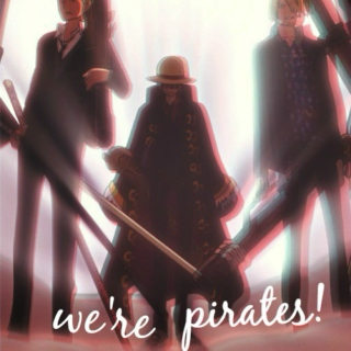we're pirates! (a straw hat pirates mix)