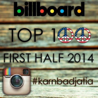 Billboard Top 100 (US) FIRST HALF 2014 