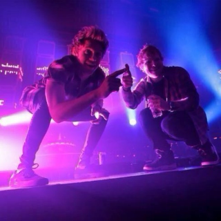 $$ niall and ed in the club $$