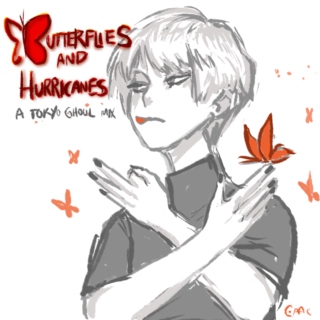 butterflies and hurricanes: a tokyo ghoul mix