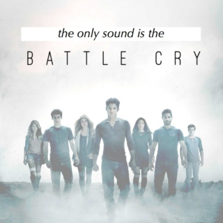 the only sound is the battle cry