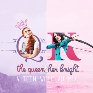 the queen and her knight || allydia au
