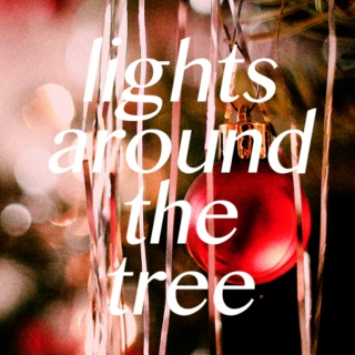 lights around the tree