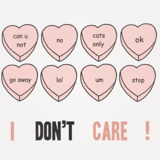 I DON'T CARE ! 