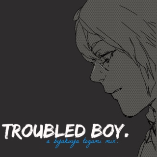 troubled boy.