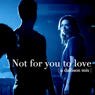 Not for you to love | a dallison mix