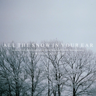 all the snow in your ear