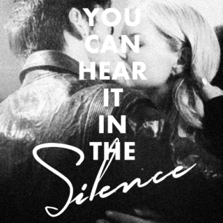 you can hear it in the silence.