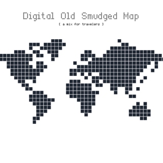 Digital Old Smudged Map