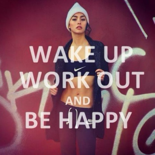 eat, sleep, workout