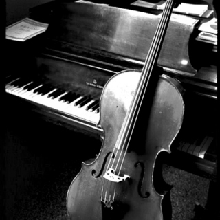 The piano and strings