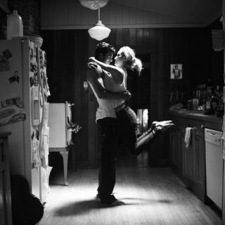 dancing in the kitchen