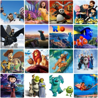 Disney, Pixar & Dreamworks
