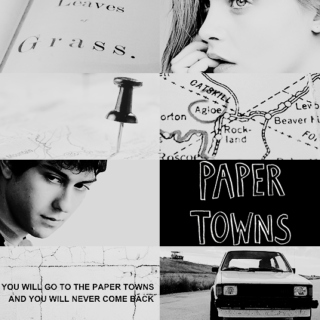 Its a Paper Town. Paper Houses & Paper People.