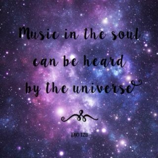 to be heard by the universe
