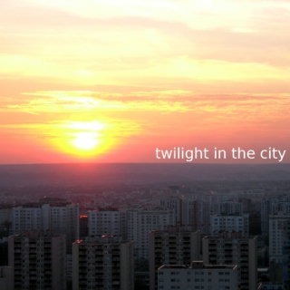 twilight in the city
