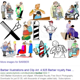 barber (not a hairdresser)
