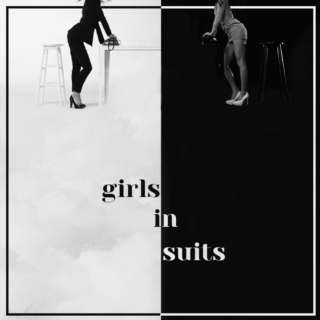 girls in suits