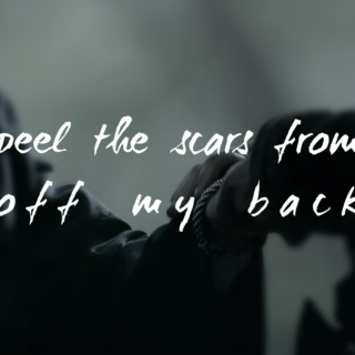 peel the scars from off my back