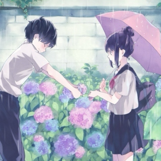 rainy days in anime