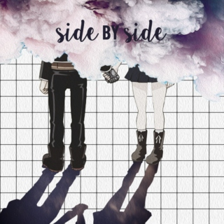 side by side