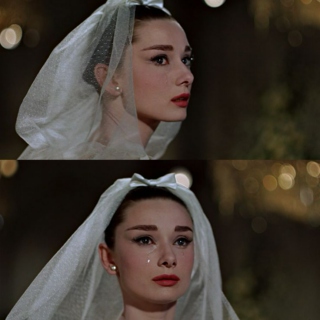 not everyone can cry like audrey hepburn