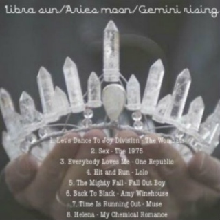Libra sun/Aries moon/Gemini rising