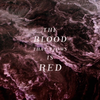 the blood that flows is red