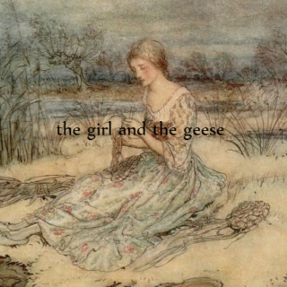the girl and the geese