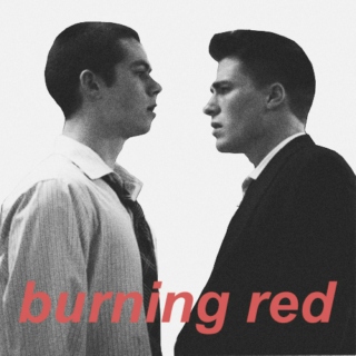burning red