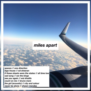 miles apart