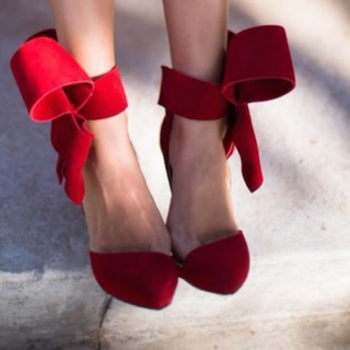 dancing in my red ribbon shoes