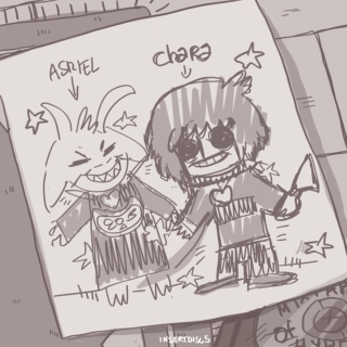 ☆ASRIEL AND CHARA'S MIXTAPE OF HYPERSPACE!!!☆