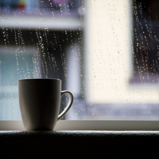 Coffee shops and raindrops