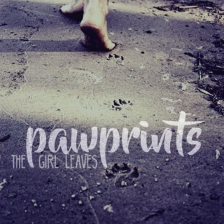 the girl leaves pawprints