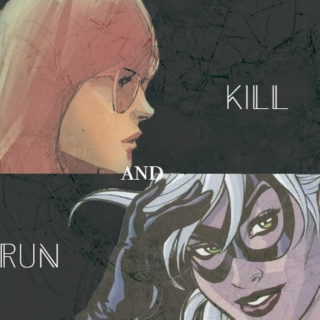 kill and run (widow + cat)